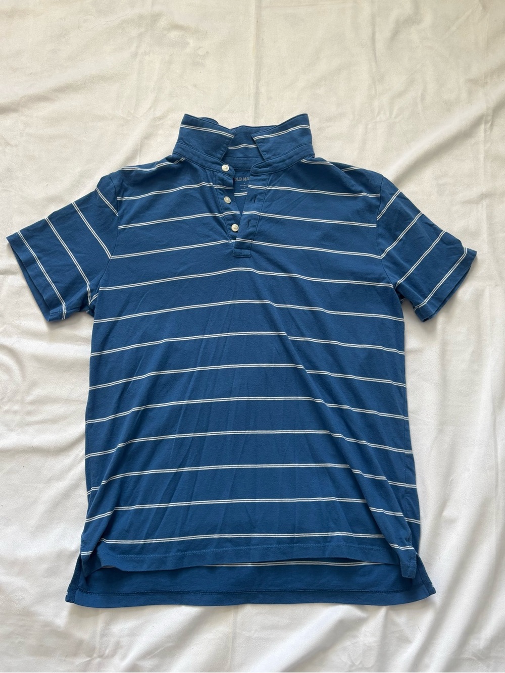 Y2K 2000s style Blue Striped Old Navy Polo | $20